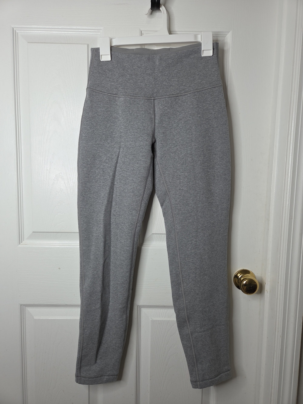 Lululemon Fleece Lined Leggings Heather Gray Size 6